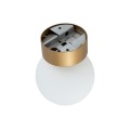 LAMPAMI - lampy szklane szklane kule, lampa sufitowa, złota lampa