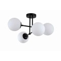LAMPAMI - lampa nad wyspę, żyrandol czarny, lampa nad stół, lampa szklane kule