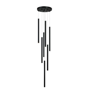 Lampa wisząca Lungo 7xG9 czarna