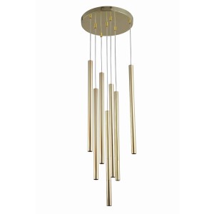 Lampa wisząca Lungo 7xG9 złota 