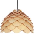 LAMPAMI - lampa drewniana sufitowa, żyrandol drewniany, lampa nad stół, lampa w stylu boho