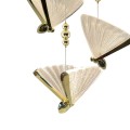 LAMPAMI - nowoczesna lampa wisząca, lampa do salonu, złota lampa ledowa, lampa do sypialni, designerska lampa ledowa