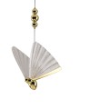 LAMPAMI - nowoczesna lampa wisząca, lampa do salonu, złota lampa ledowa, lampa do sypialni, designerska lampa ledowa