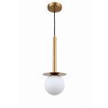 LAMPAMI - nowoczesna lampa wisząca, lampa do salonu, lampa szklane kule, lampa do sypialni, złota lampa kule