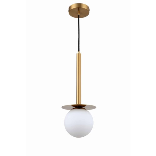 LAMPAMI - nowoczesna lampa wisząca, lampa do salonu, lampa szklane kule, lampa do sypialni, złota lampa kule