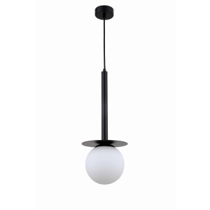 Lampa wisząca kula Roma 1xE14 czarna