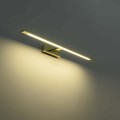 LAMPAMI - kinkiet łazienkowy złoty, kinkiet ledowy nad lustro, złoty kinkiet nad lustro, lampa łazienkowa złota