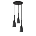 LAMPAMI - lampa nad stół, potrójna lampa wisząca, lampa wisząca czarna