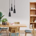 LAMPAMI - lampa nad stół, potrójna lampa wisząca, lampa wisząca czarna