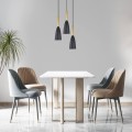 LAMPAMI - lampa wisząca złota, lampa do salonu złota, żyrandol do salonu nowoczesny, złota lampa nad stół
