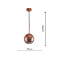 LAMPAMI - lampa wisząca szkic
