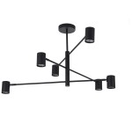 Lampa wisząca sufitowa Snow 6xGU10 czarna