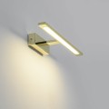 LAMPAMI - kinkiet łazienkowy złoty, kinkiet ledowy nad lustro, złoty kinkiet nad lustro, lampa łazienkowa złota