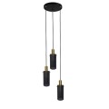 LAMPAMI - lampa nad stół, potrójna lampa wisząca, lampa wisząca czarna
