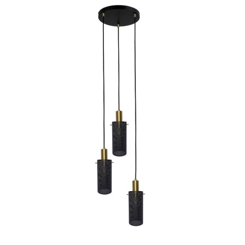 LAMPAMI - lampa nad stół, potrójna lampa wisząca, lampa wisząca czarna