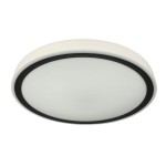 Plafon łazienkowy VEGAS IP54 mały czarny 4000K 1xLED 