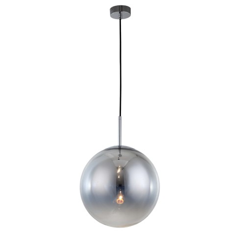 LAMPAMI - nowoczesna lampa wisząca, lampa do salonu, lampa szklane kule, lampa do sypialni, srebrna lampa kule