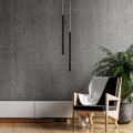 LAMPAMI - tuby sufitowe czarne, lampa sufitowa, lampa nad stół, czarna lampa do jadalni