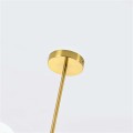 LAMPAMI - nowoczesna lampa wisząca, lampa do salonu, lampa szklane kule, lampa do sypialni, złota lampa kule