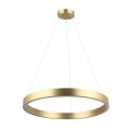 LAMPAMI - lampa wisząca złota nowoczesna, złota lampa ledowa, nowoczesna lampa do salonu, żyrandol nowoczesny do salonu