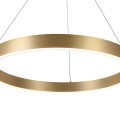 LAMPAMI - lampa wisząca złota nowoczesna, złota lampa ledowa, nowoczesna lampa do salonu, żyrandol nowoczesny do salonu