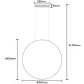 LAMPAMI - lampa wisząca do łazienki, lampa łazienkowa wisząca, biała lampa łazienkowa wisząca, lampa do łazienki