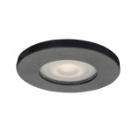 Oczko sufitowe czarne podtynkowe IP65 LAGOS okrągłe 1xGU10