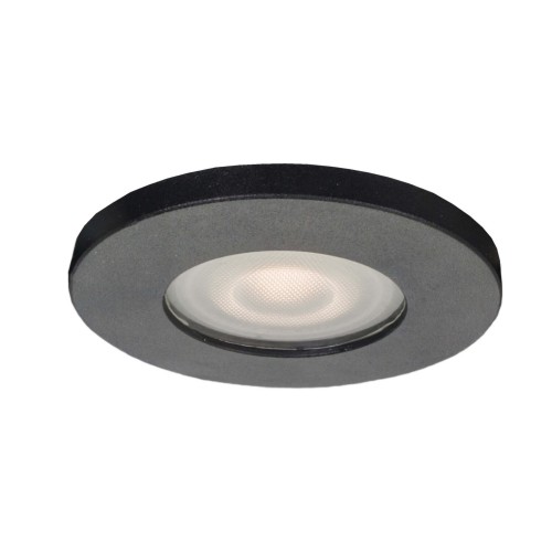 LAMPAMI - lampa sufitowa do łazienki, lampa do biura, lampa biurowa, oczko sufitowe czarne, czarna oprawa stropowa