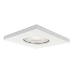 Oczko sufitowe białe podtynkowe IP65 LAGOS kwadratowe 1xGU10 