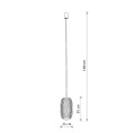 LAMPAMI - lampa sufitowa BOHO szkic