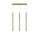 Lampa wisząca tuby sufitowe złote 150 cm Lungo 3xG9 