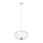 Metalowa lampa wisząca szara 200 cm 1xGU10 PUMPKIN M