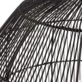 LAMPAMI - lampa sufitowa BOHO, żyrandol BOHO, czarna lampa w stylu boho, lampa boho do salonu