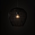 LAMPAMI - lampa sufitowa BOHO, żyrandol BOHO, czarna lampa w stylu boho, lampa boho do salonu