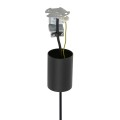 LAMPAMI - lampa sufitowa BOHO, żyrandol BOHO, czarna lampa w stylu boho, lampa boho do salonu