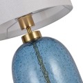 LAMPAMI - lampa stołowa, lampa do sypialni, lampa gabinetowa nowoczesna, lampa stołowa nowoczesna, niebieska lampa nocna