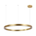 LAMPAMI - lampa wisząca złota nowoczesna, złota lampa ledowa, nowoczesna lampa do salonu, żyrandol nowoczesny do salonu