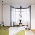 LAMPAMI - czarna lampa sufitowa, lampa do salonu, lampa białe kule, lampa do sypialni, żyrandol białe kule