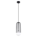 Czarna lampa wisząca pojedyncza BRINA 1