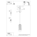 LAMPAMI - lampa wisząca pojedyncza szkic
