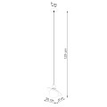 LAMPAMI - lampa wisząca pojedyncza szkic