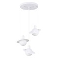 LAMPAMI - biała lampa sufitowa, lampa do salonu, lampa białe kule, lampa do sypialni, żyrandol białe kule