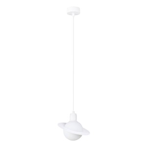 Biała lampa wisząca pojedyncza 125 cm HYPERION 1 