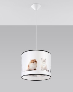 Lampa do pokoju dziecięcego wisząca KOTY 30