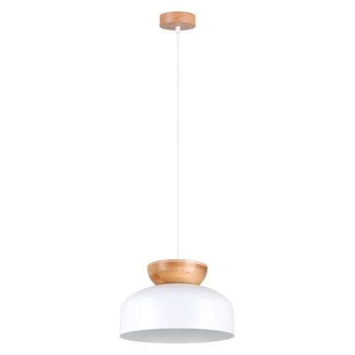 LAMPAMI - lampa sufitowa biała, biała lampa wisząca, lampa wisząca biała, lampa kuchenna, lampa skandynawska