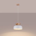LAMPAMI - lampa sufitowa biała, biała lampa wisząca, lampa wisząca biała, lampa kuchenna, lampa skandynawska
