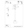 LAMPAMI - lampa sufitowa biała montaż