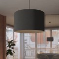 LAMPAMI - czarna lampa wisząca, żyrandol czarny nowoczesny, lampa wisząca czarna, lampa do salonu, lampa do sypialni