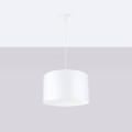 LAMPAMI - lampa sufitowa biała, biała lampa wisząca, lampa wisząca biała, lampa kuchenna, lampa skandynawska