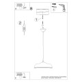 LAMPAMI - nowoczesna lampa wisząca szkic